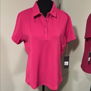Women's Pink Polo Golf Shirt